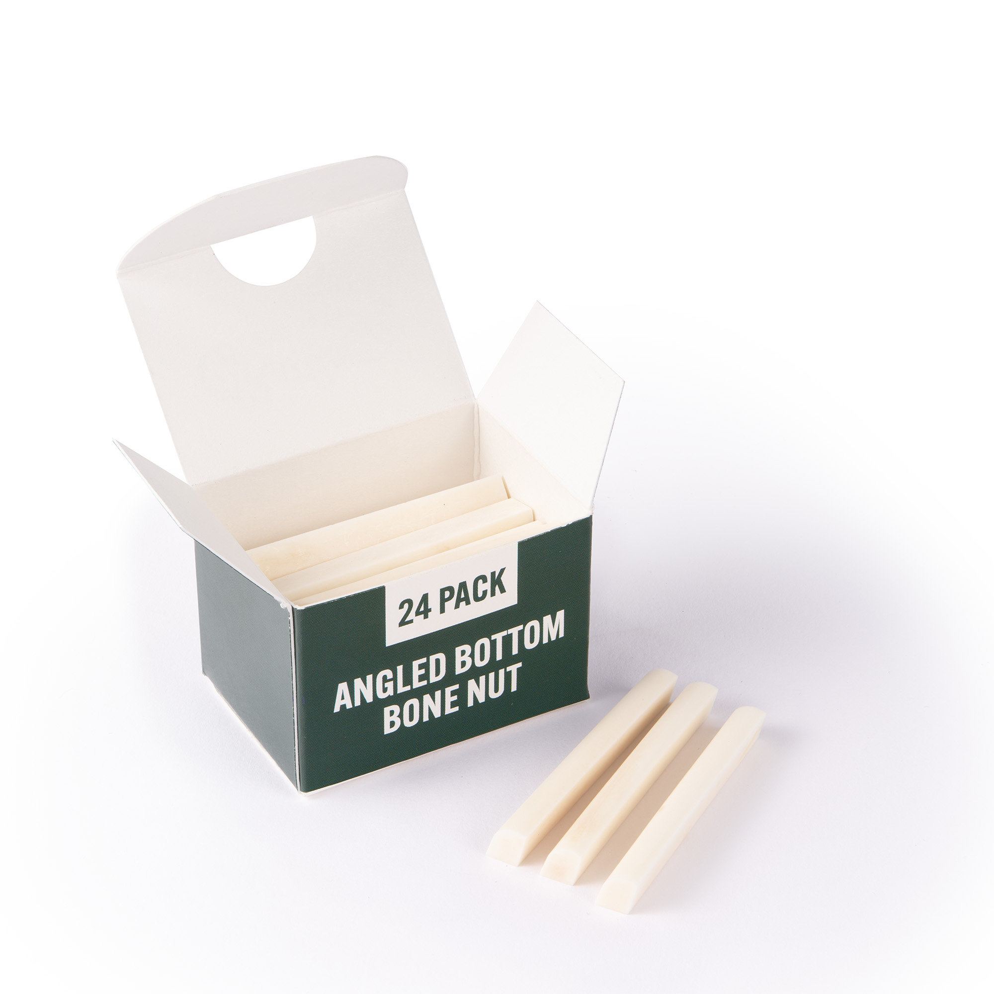 24 Pack of Martin Angled Bottom Bone Nut image number 1