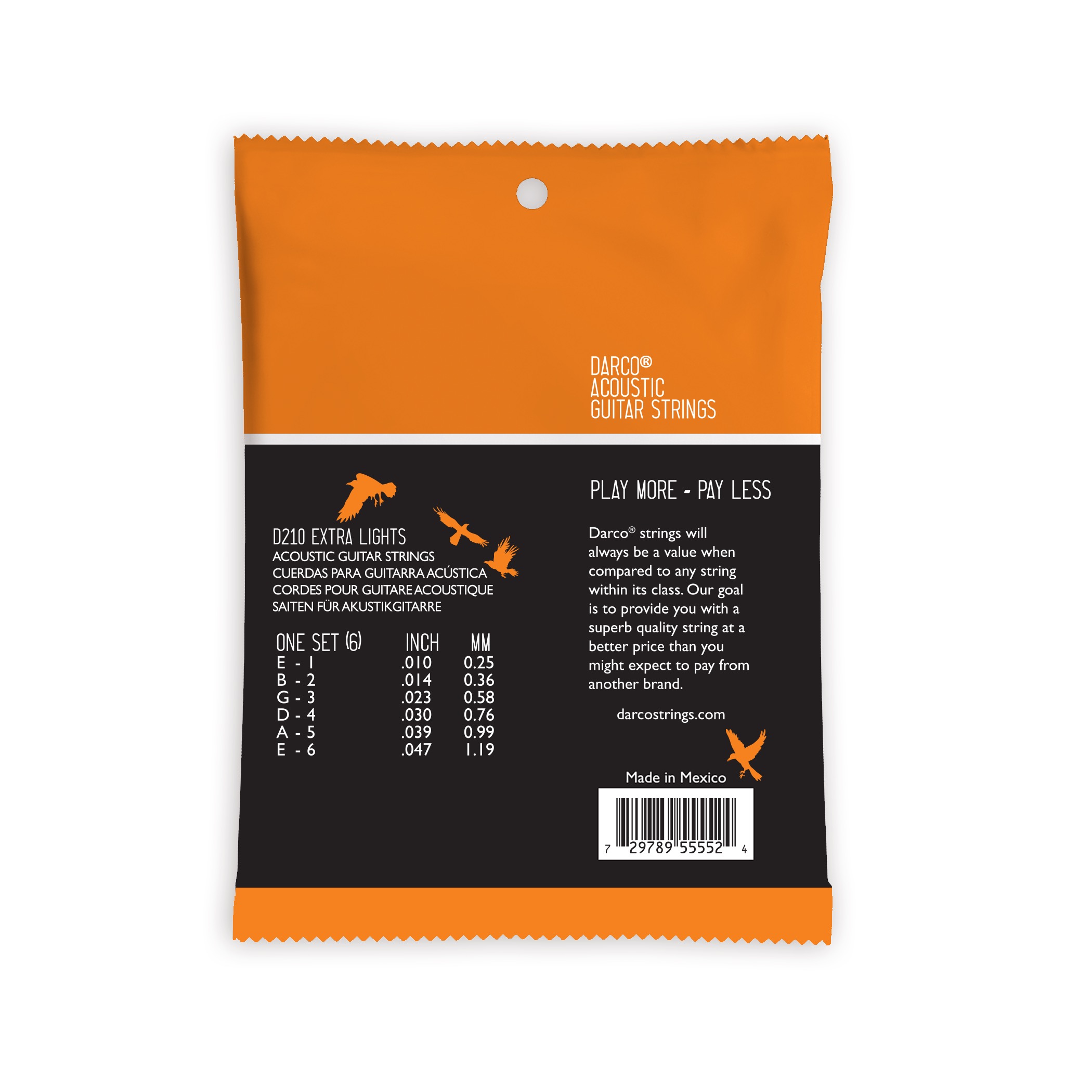 Darco&reg; Acoustic Guitar Strings Phosphor Bronze image number 2