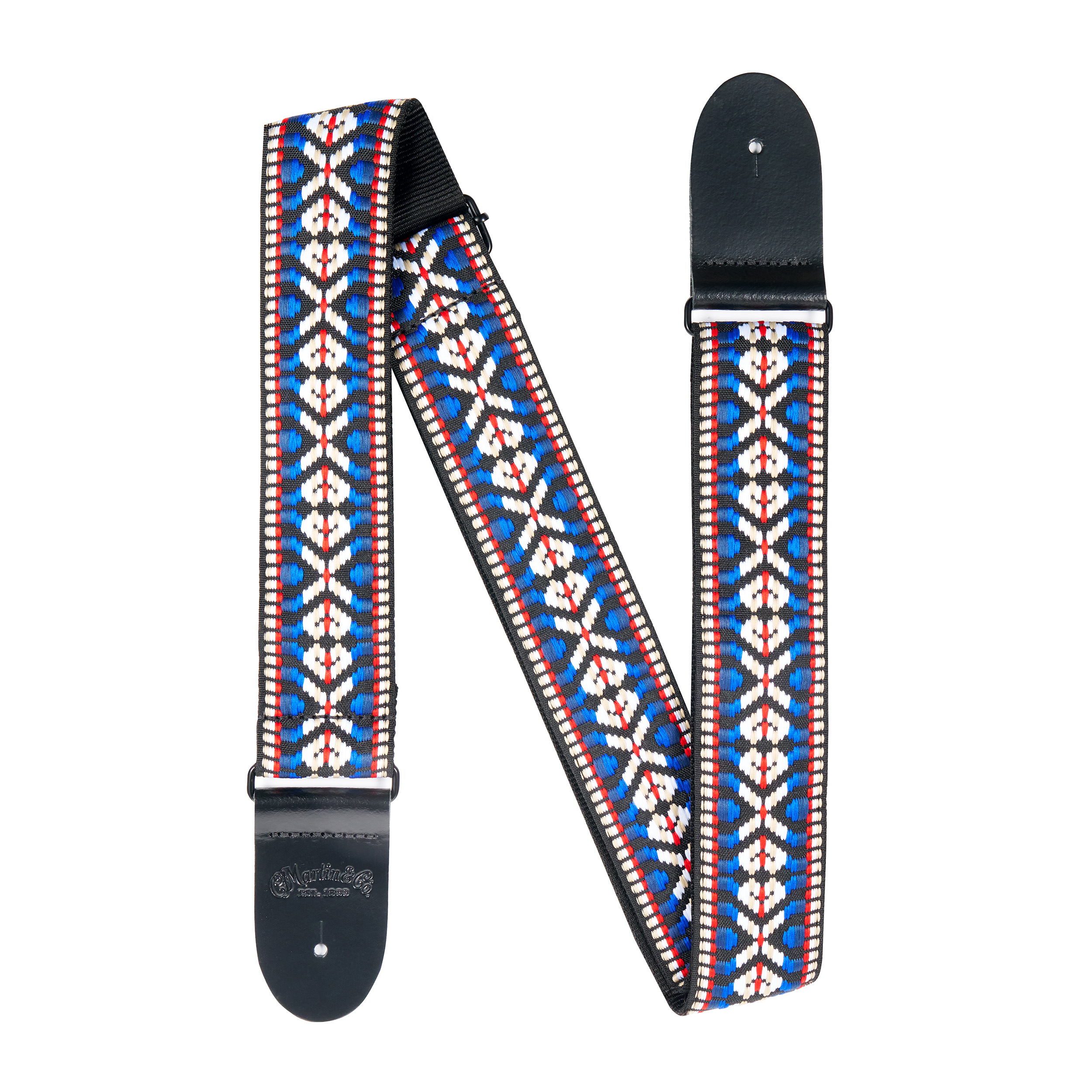 Martin Red, White & Blue Guitar Strap image number 1