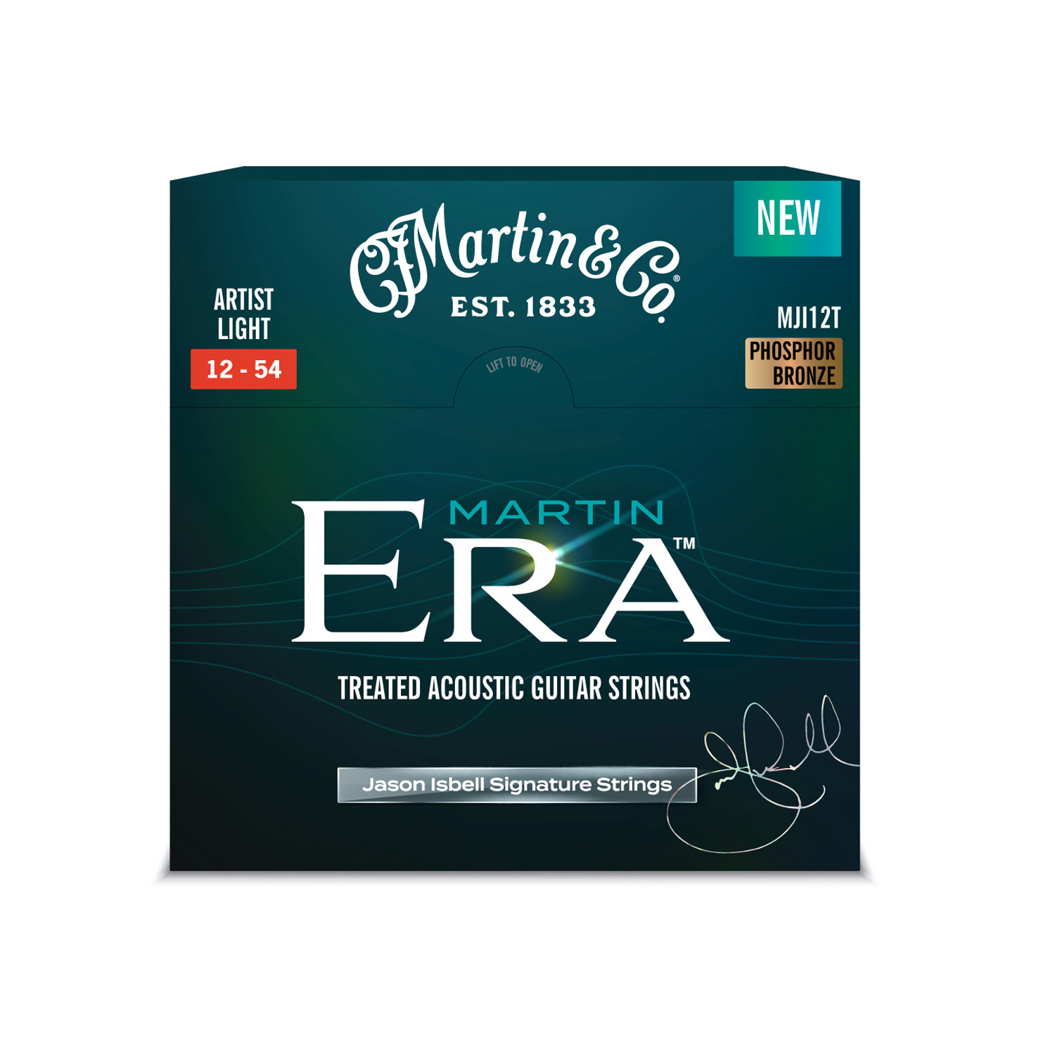 Martin Era Artist Light Jason Isbell Signature Acoustic Guitar Strings image number 1