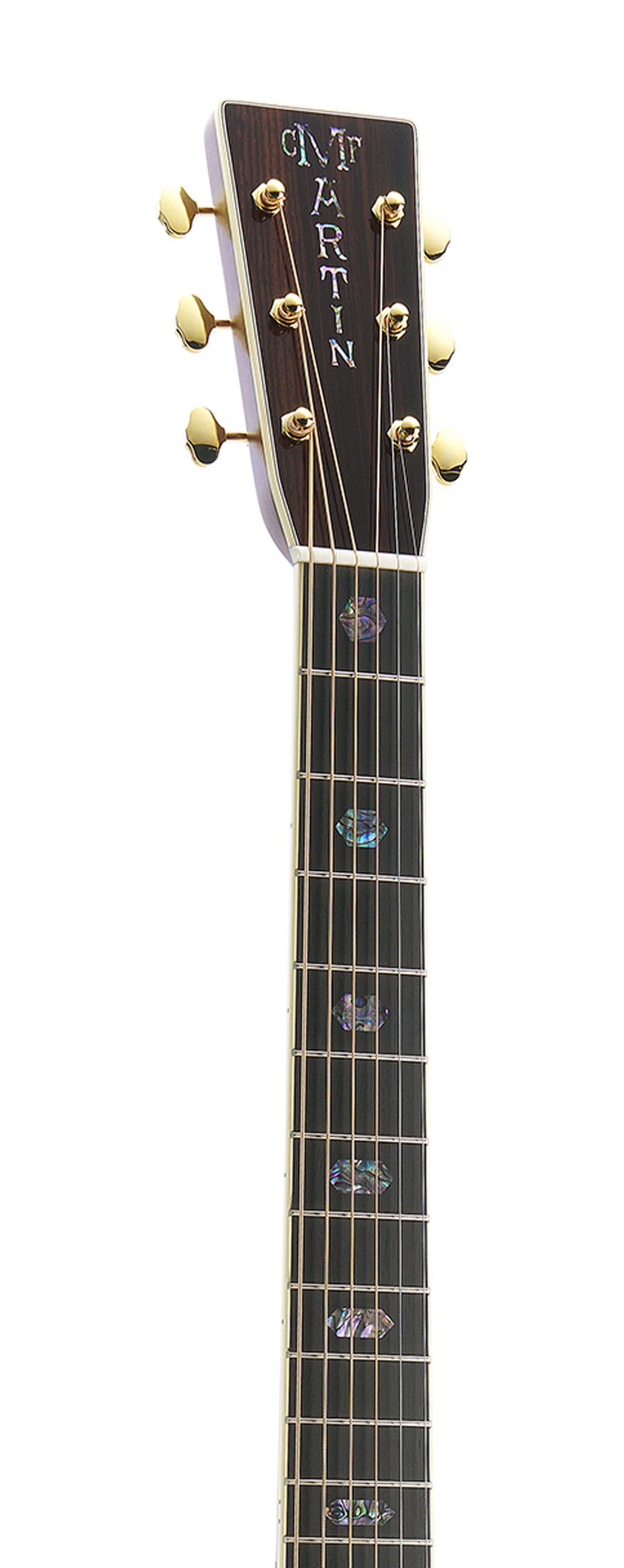 Headstock and Neck of Martin D-41 Gloss 1935 Sunburst Guitar image number 4