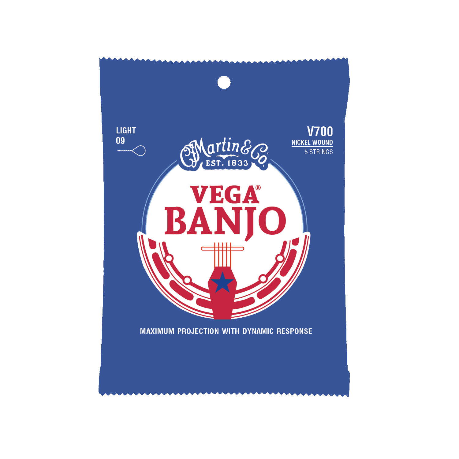 Vega&reg; Banjo Strings Nickel image number 1