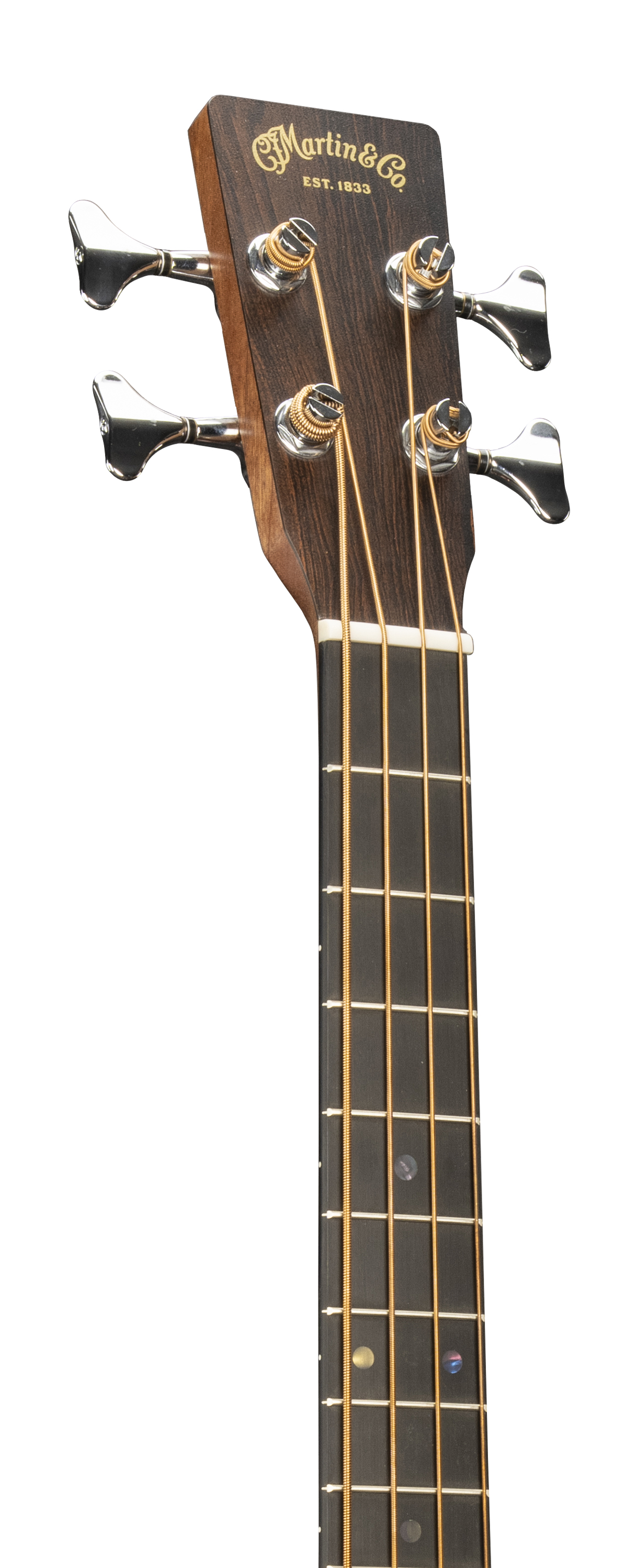Headstock and Neck of Martin 000C Jr E Bass Burst Guitar image number 4