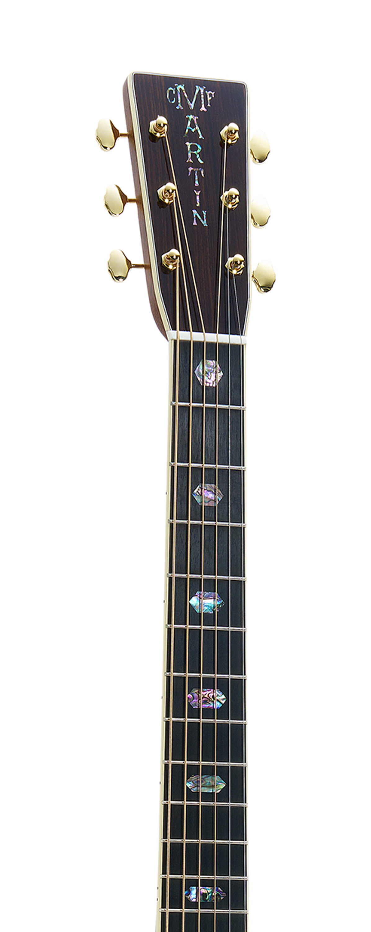 Headstock and Neck of Martin D-41 Gloss 1933 Ambertone Guitar image number 4