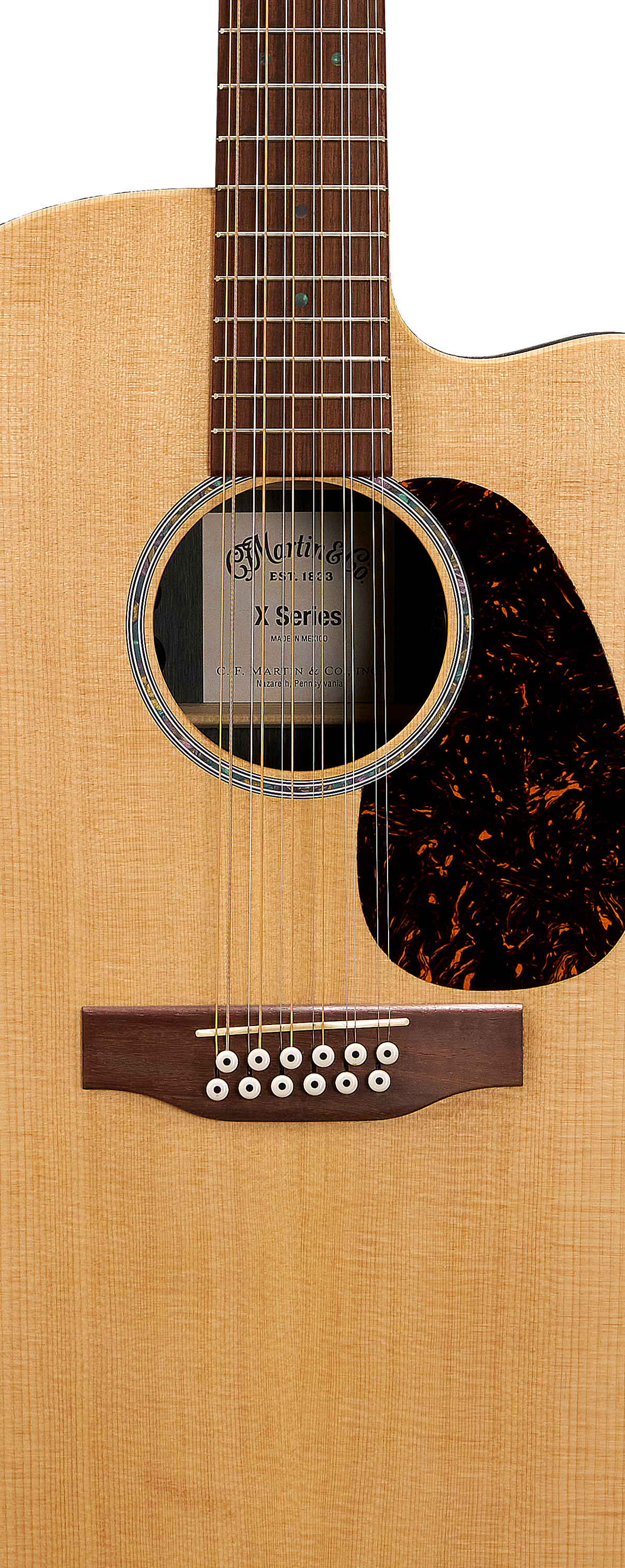 Body of Martin DC-X2E Brazilian 12-String Guitar image number 3
