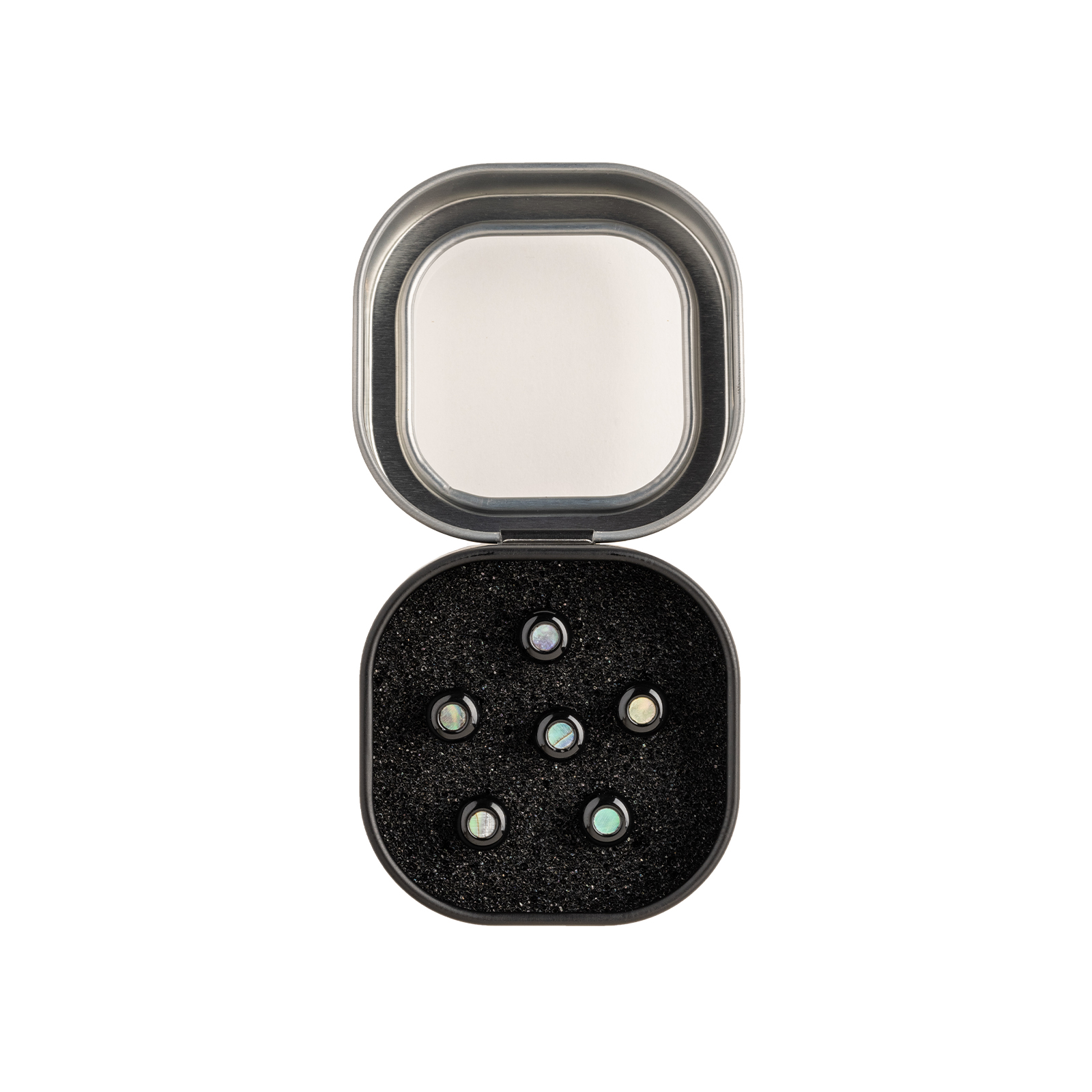 LUXE BY MARTIN&reg; Bridge Pins (Gloss Black with Pearl) image number 2