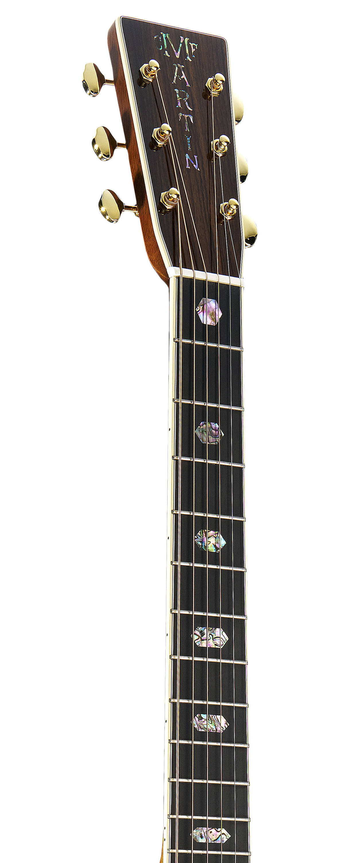 Headstock and Neck of Martin J-40 Guitar image number 4