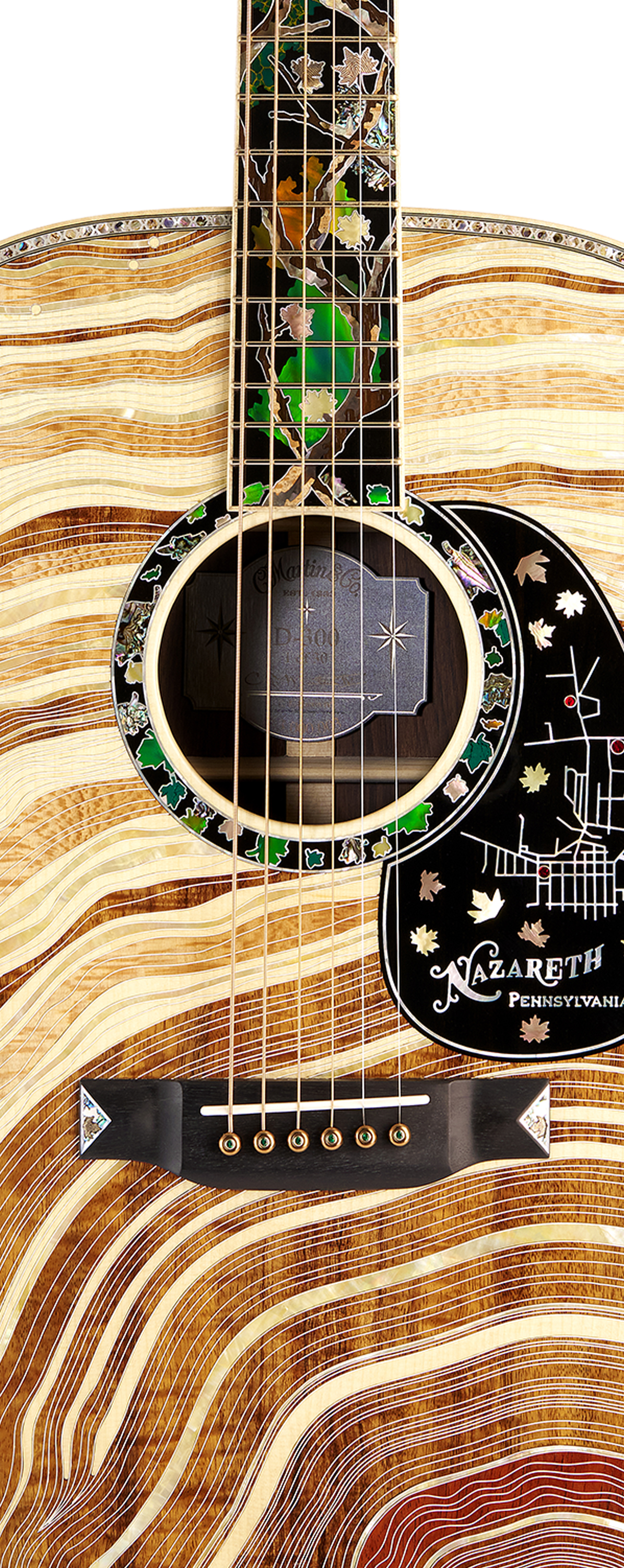 Body of Martin D-300 Guitar image number 3