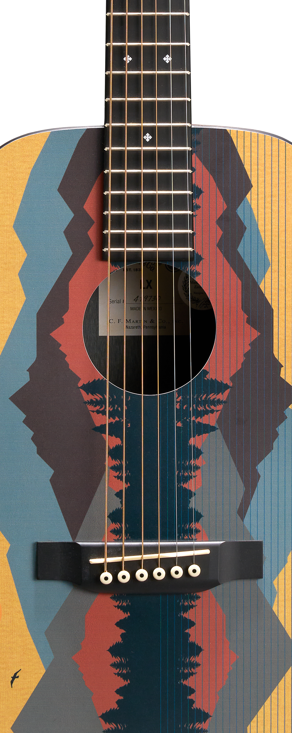 Body of Martin LX1 Life is Good Guitar image number 3