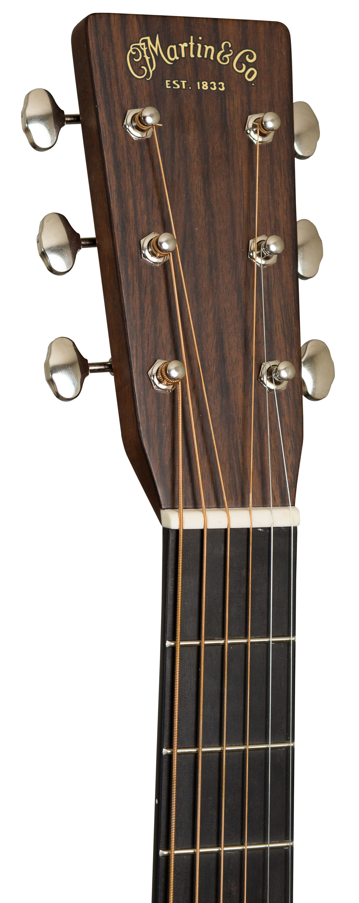 Headstock and Neck of Martin D-28 Guitar image number 3