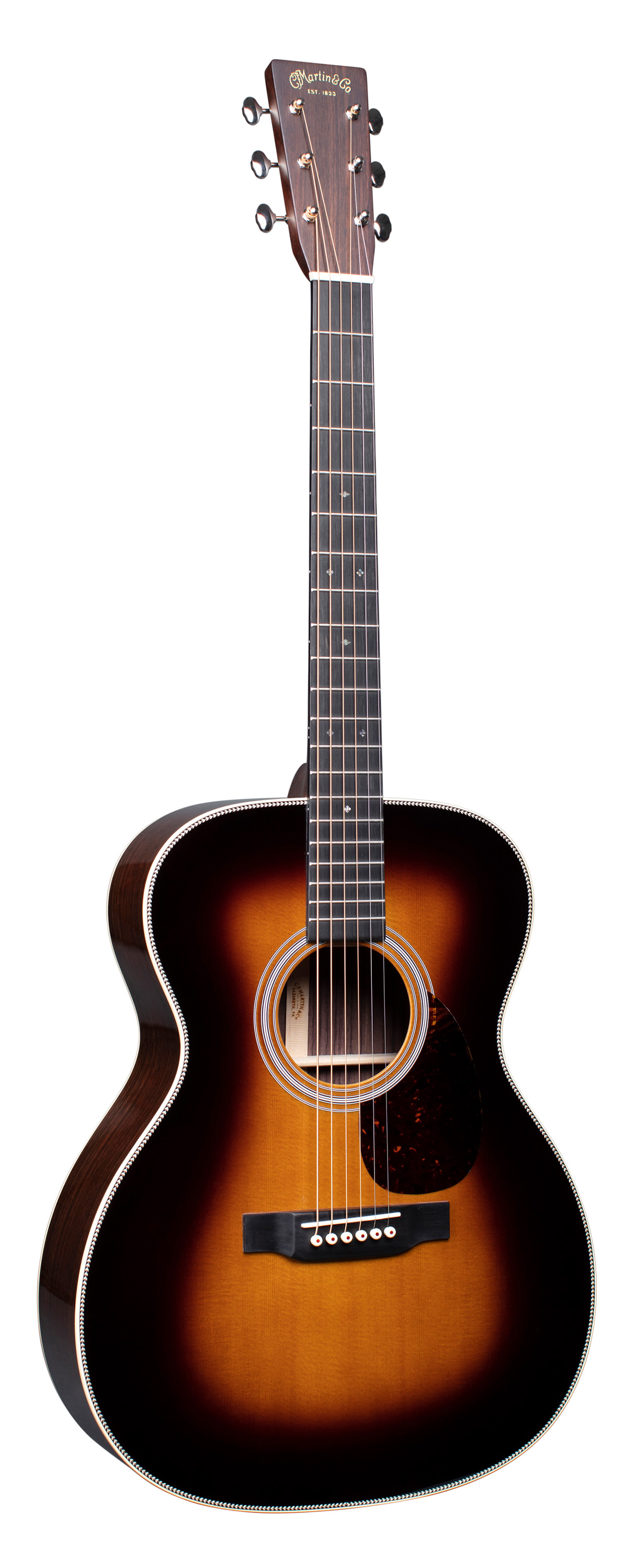 Martin Gloss 1935 Sunburst OM-28 Guitar image number 1