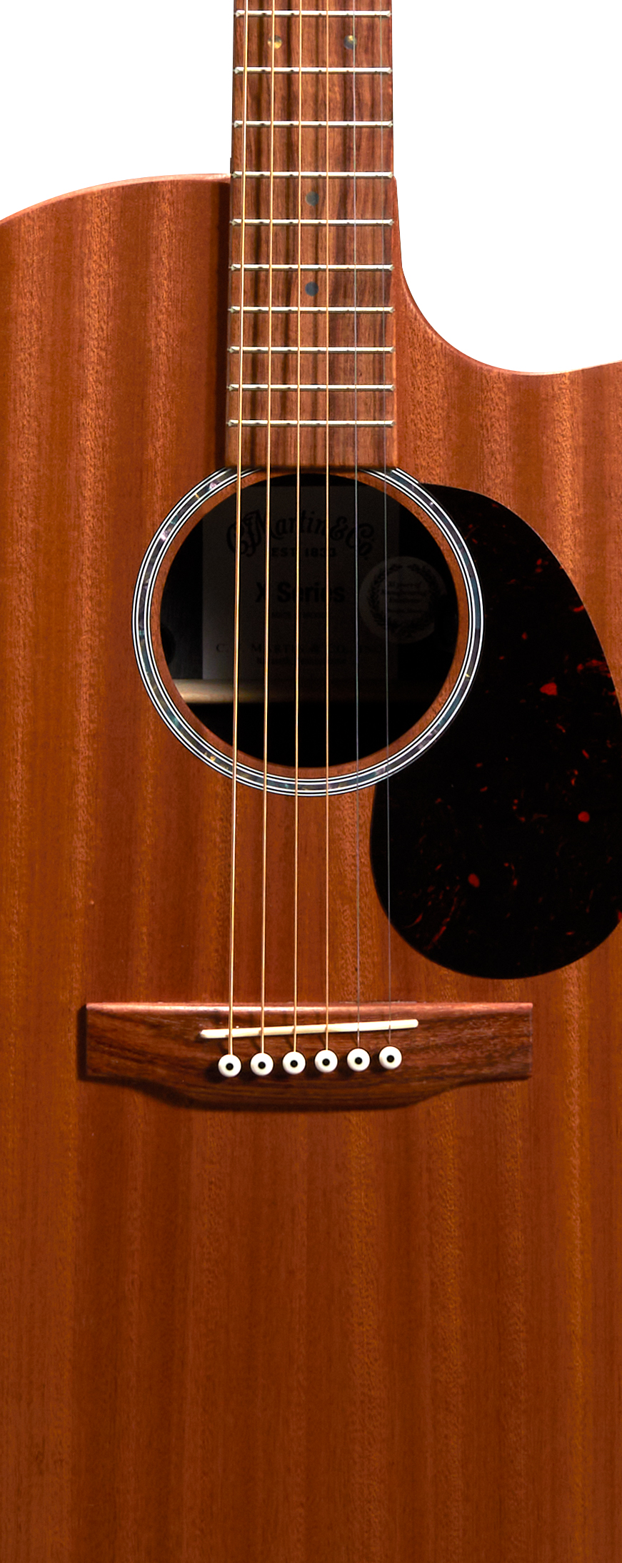Body of Martin GPC-X2E Ziricote Guitar image number 3
