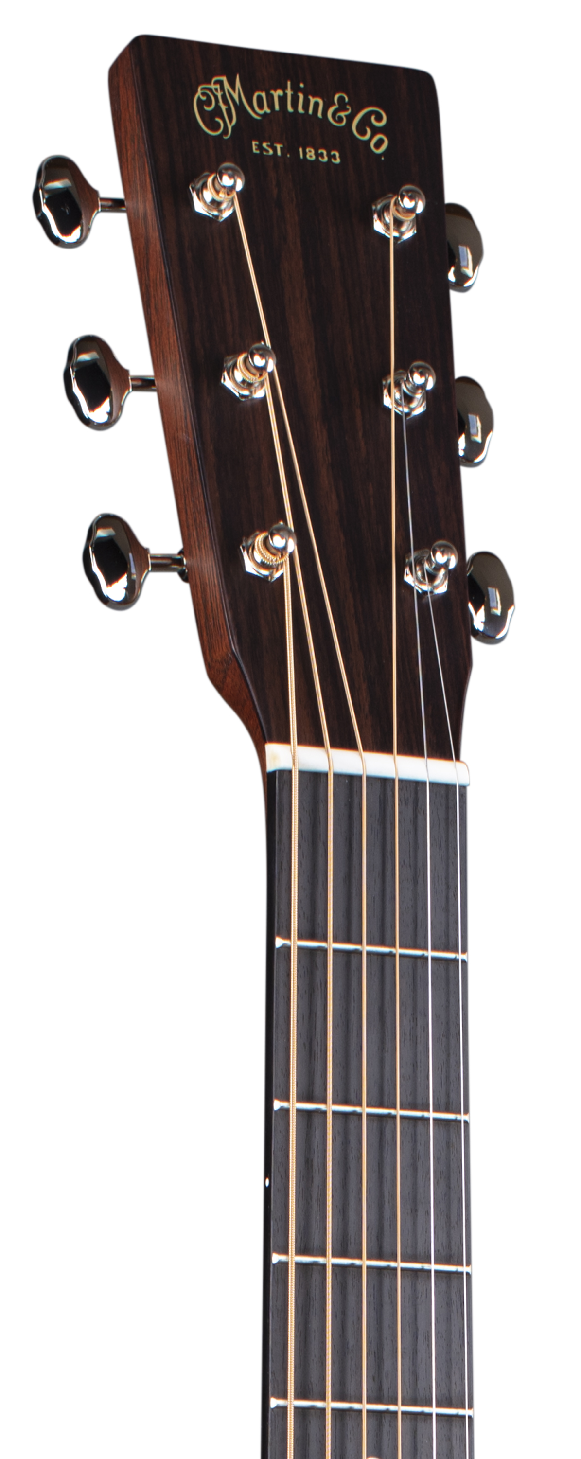 Headstock and Neck of Martin D-16E Rosewood Gloss Top Guitar image number 4