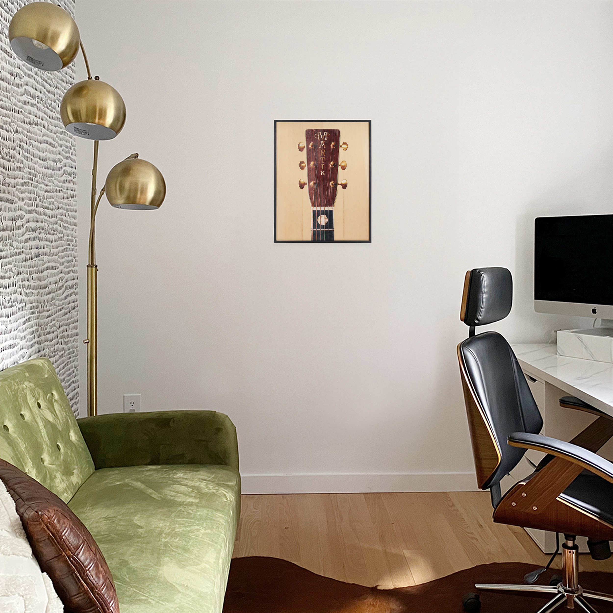 1942 D-45 Headstock Framed Print image number 2