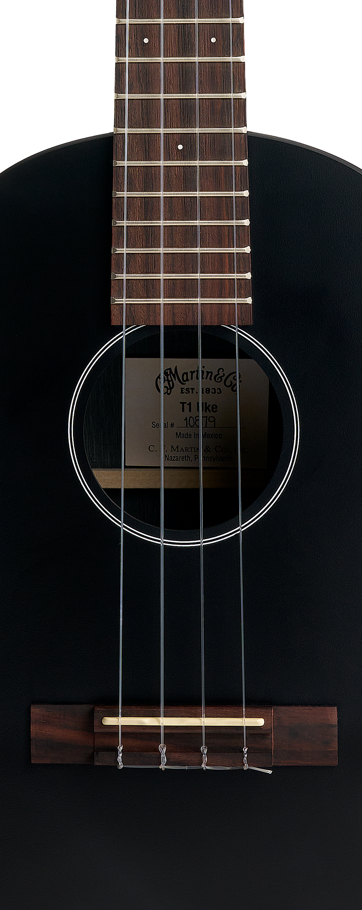 Body of Martin 0X Tenor Black Smoke Ukulele image number 3