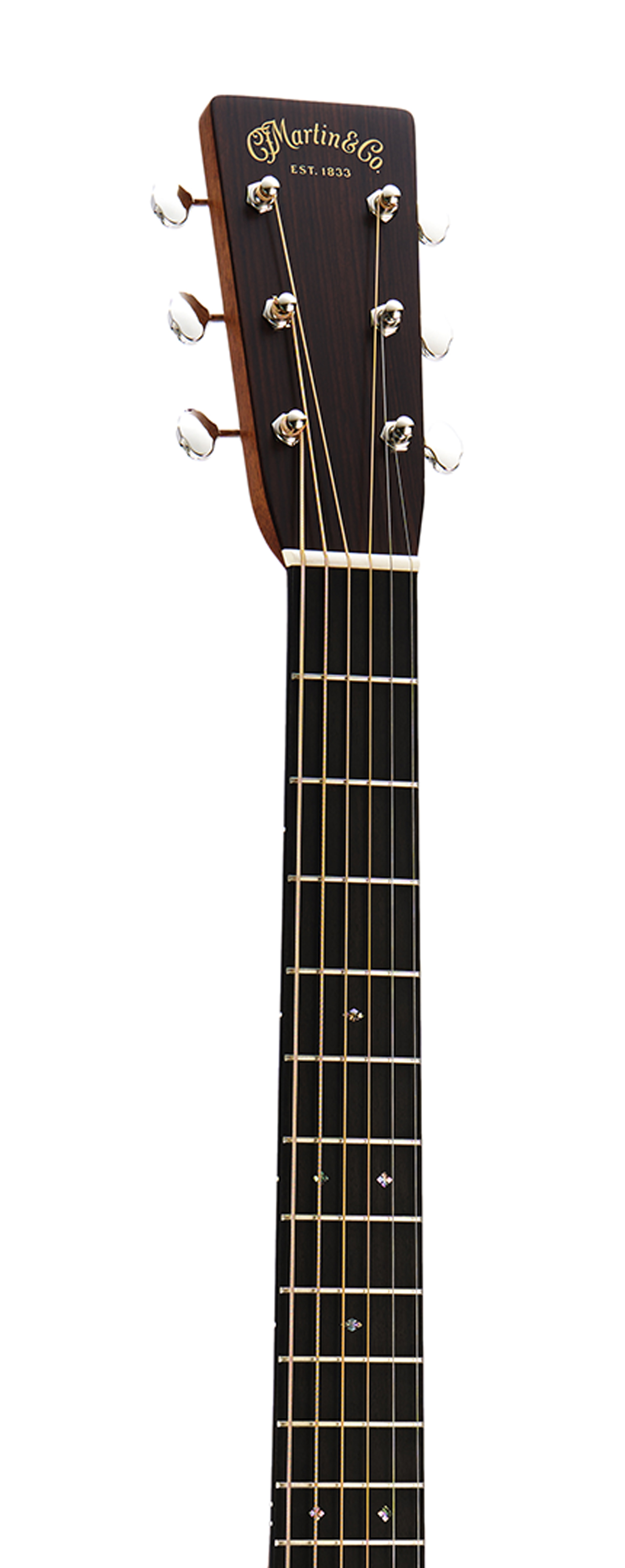 Headstock and Neck of Martin HD-28 Gloss 1935 Sunburst Guitar image number 4