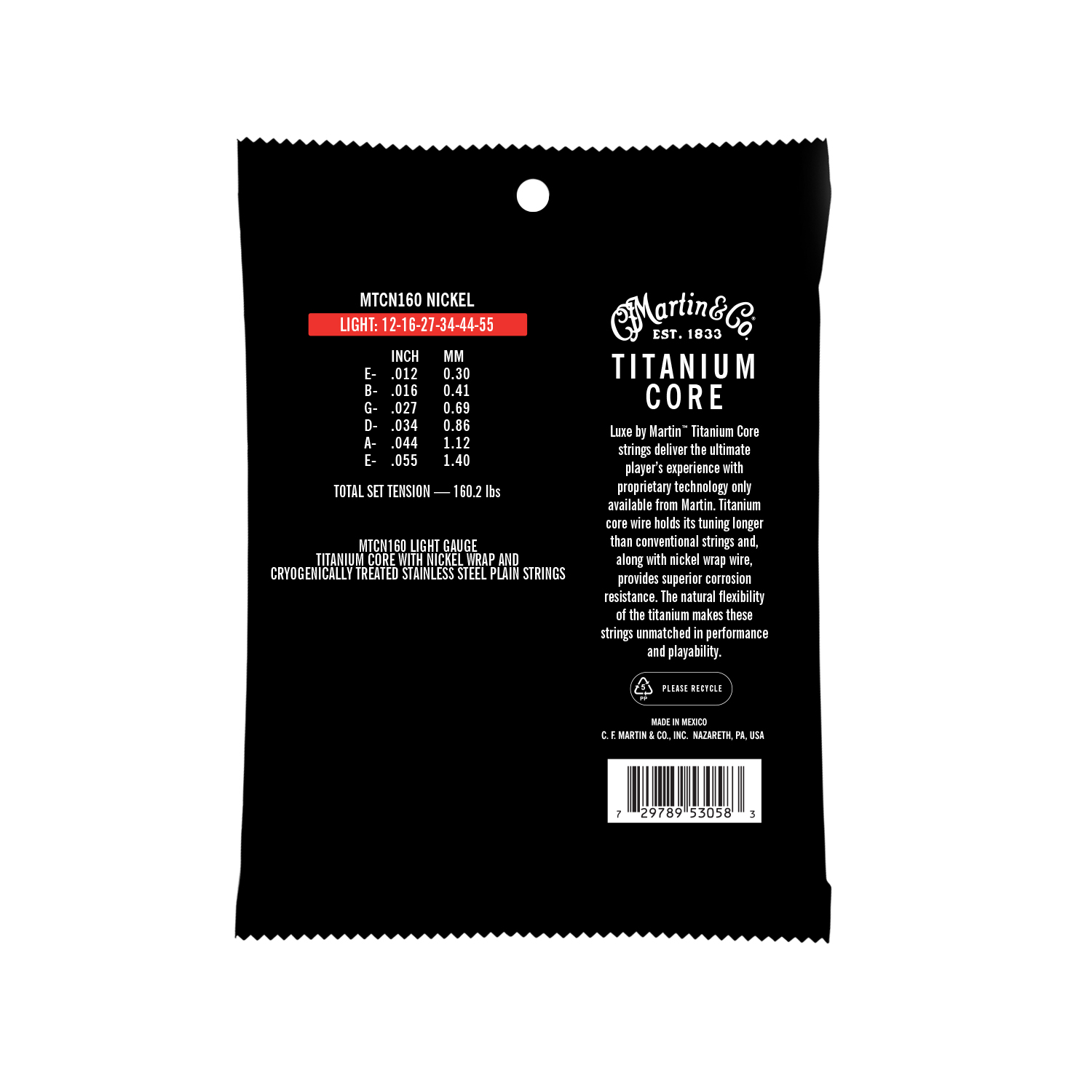 Titanium Core Acoustic Guitar Strings image number 2