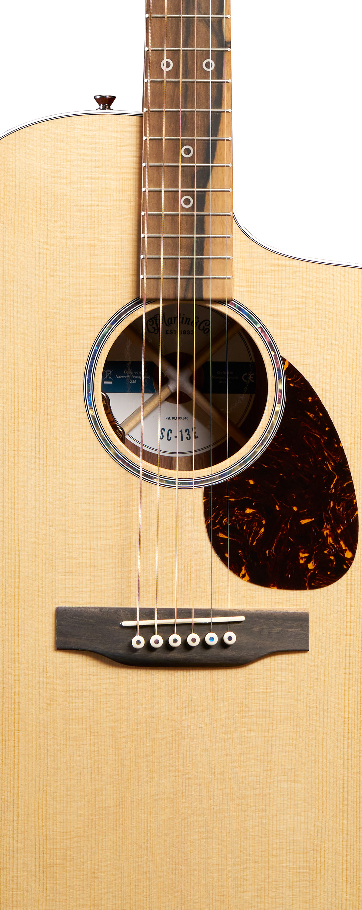 Body of Martin SC-13E Modern Guitar image number 3