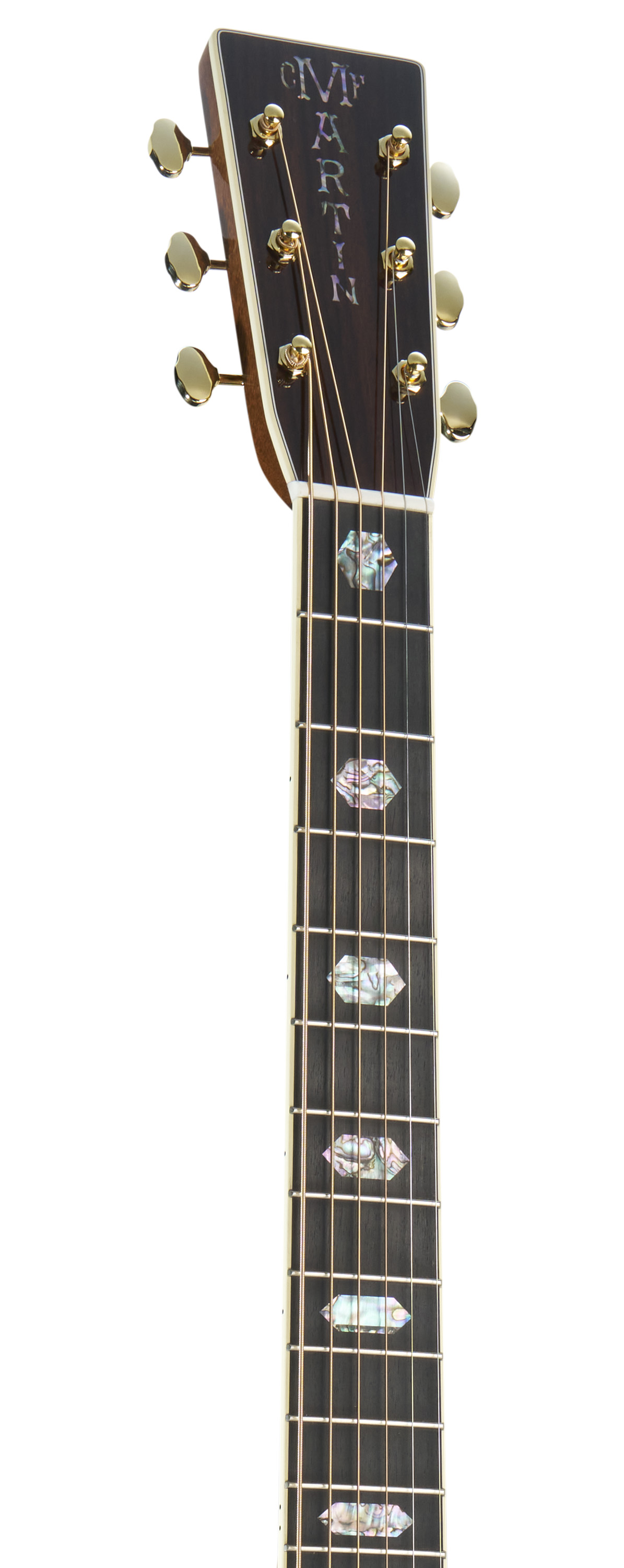 Headstock and Neck of Martin D-45 Guitar image number 4