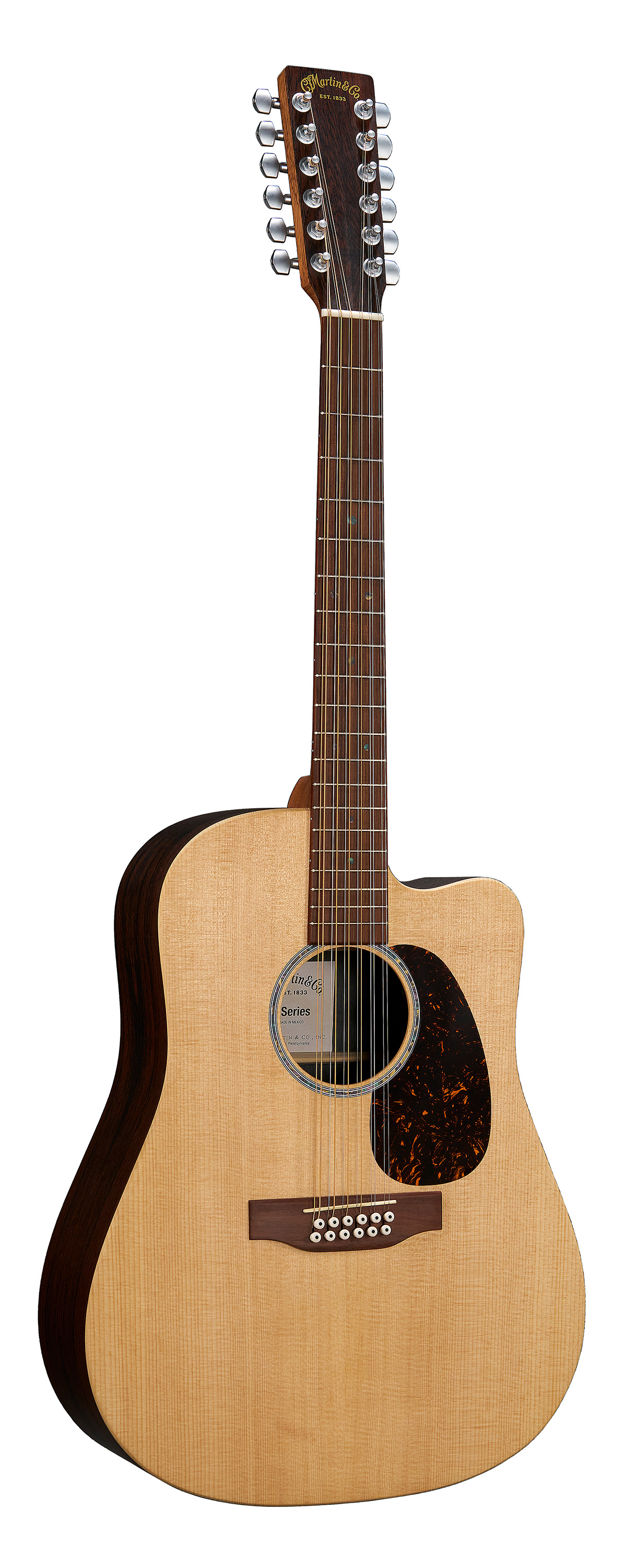 Martin DC-X2E Brazilian 12-String Guitar image number 1