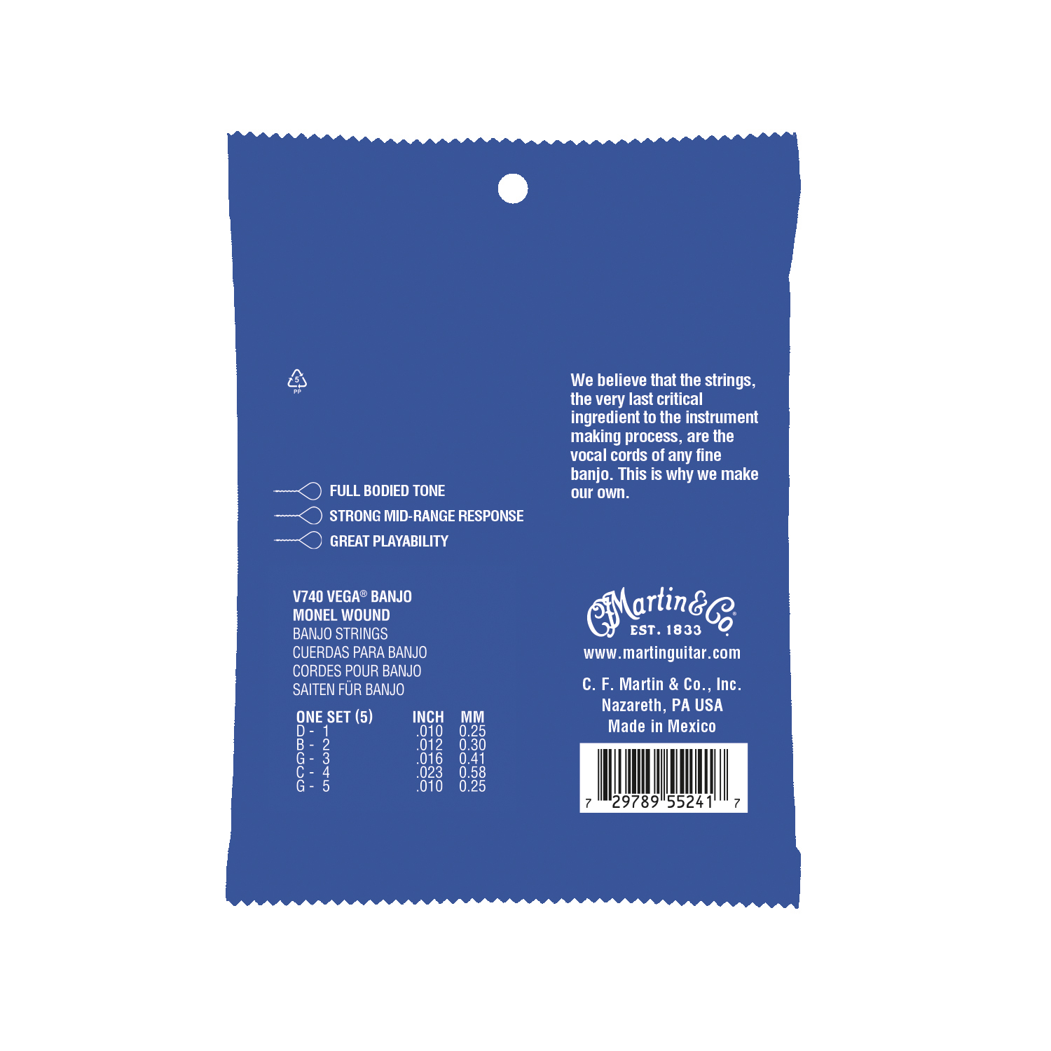 Vega&reg; Banjo Strings Monel image number 2