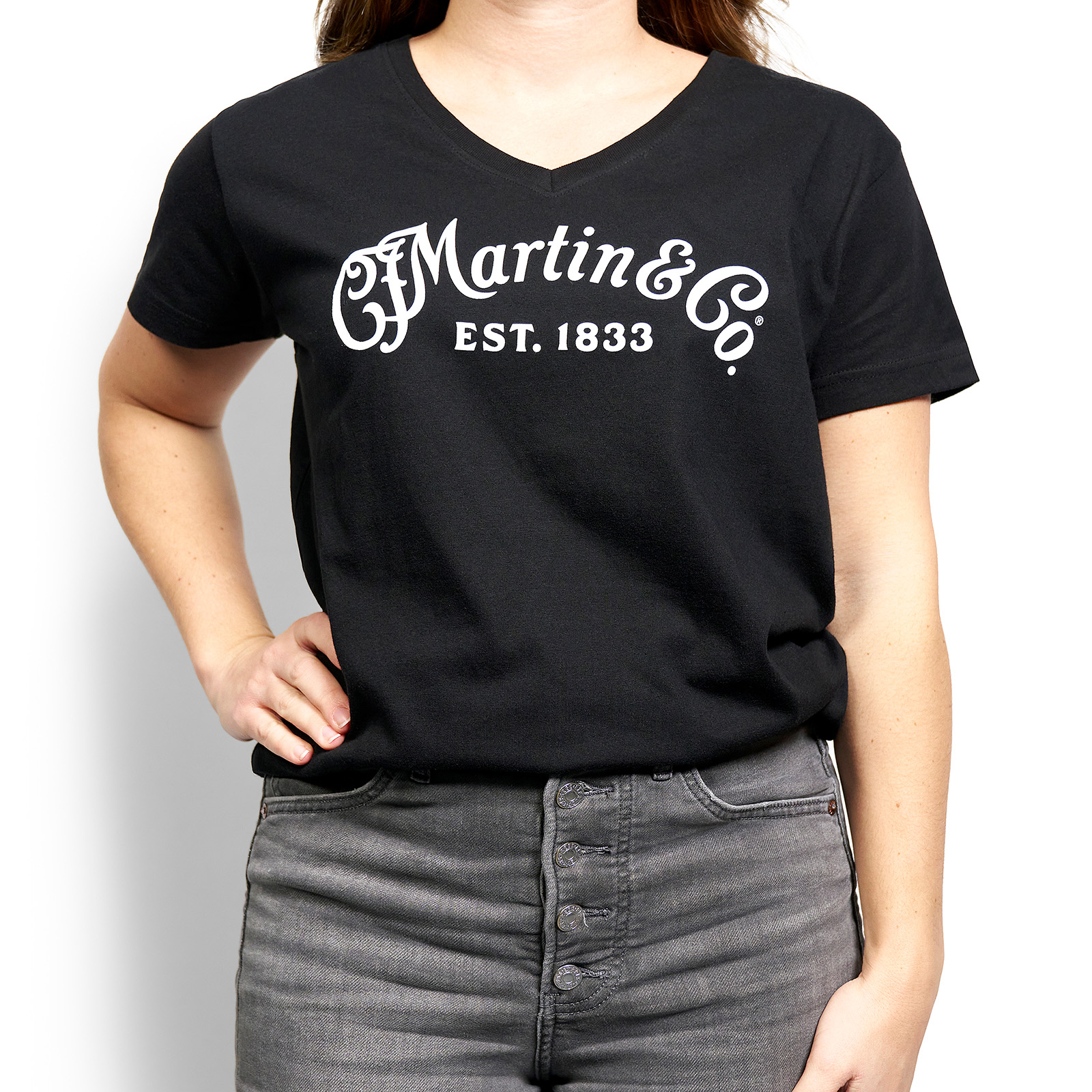 Women's V-Neck T-Shirt image number 1