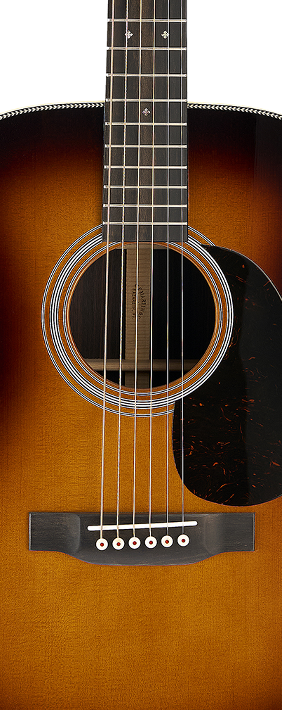Body of Martin Gloss 1935 Sunburst 000-28 Guitar image number 3