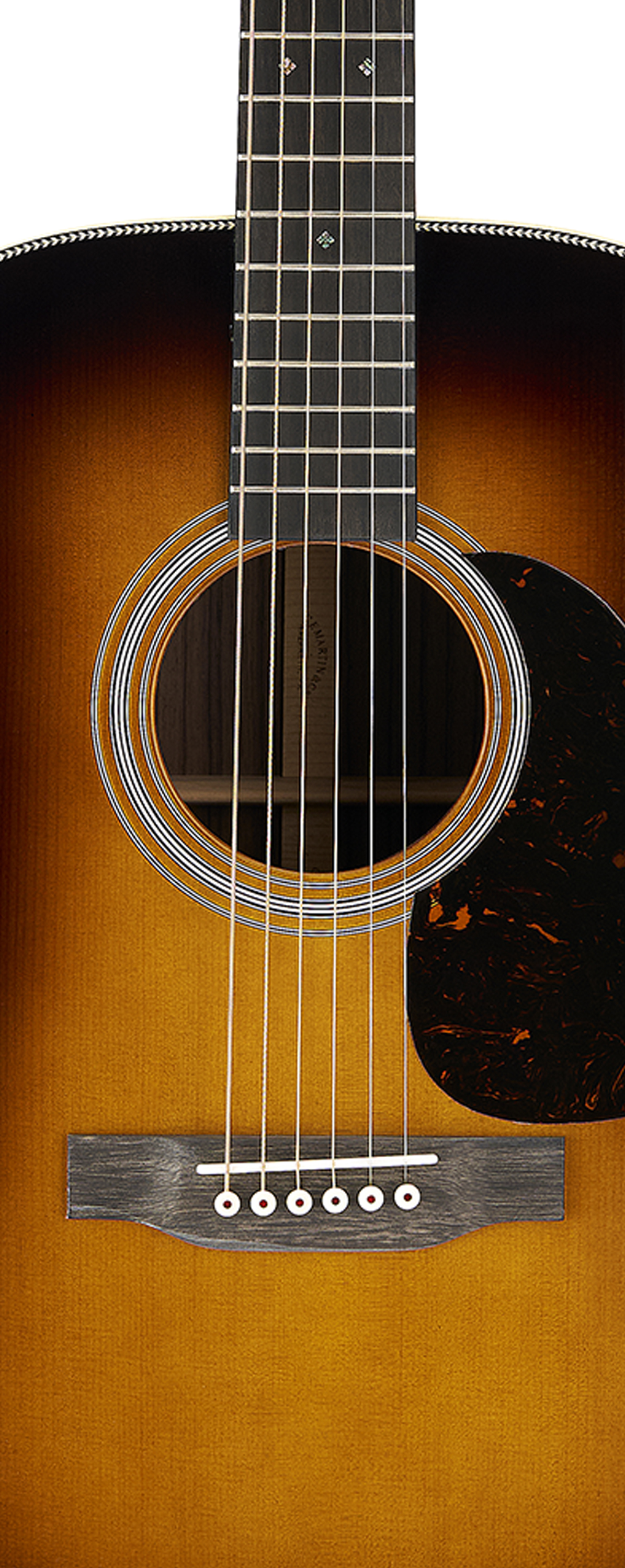 Body of Martin HD-28 Gloss 1935 Sunburst Guitar image number 3