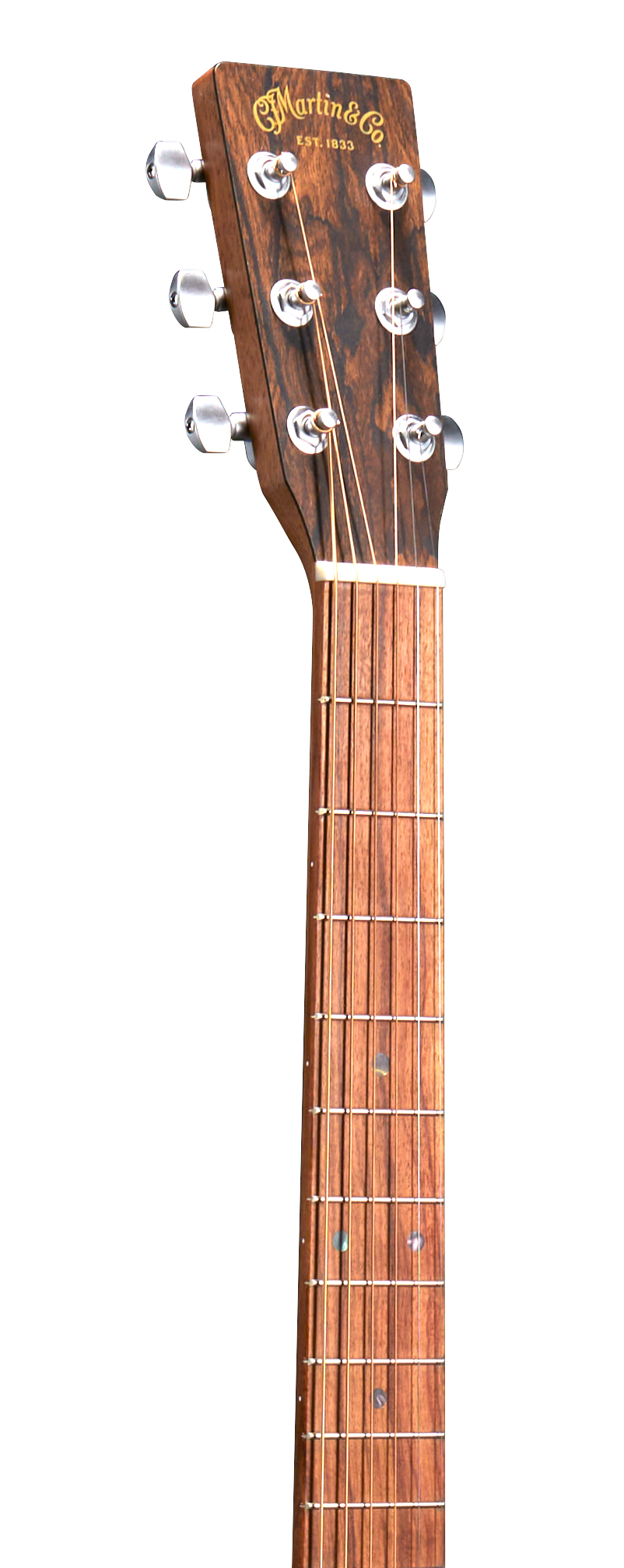 Headstock and Neck of Martin GPC-X2E Ziricote Guitar image number 4