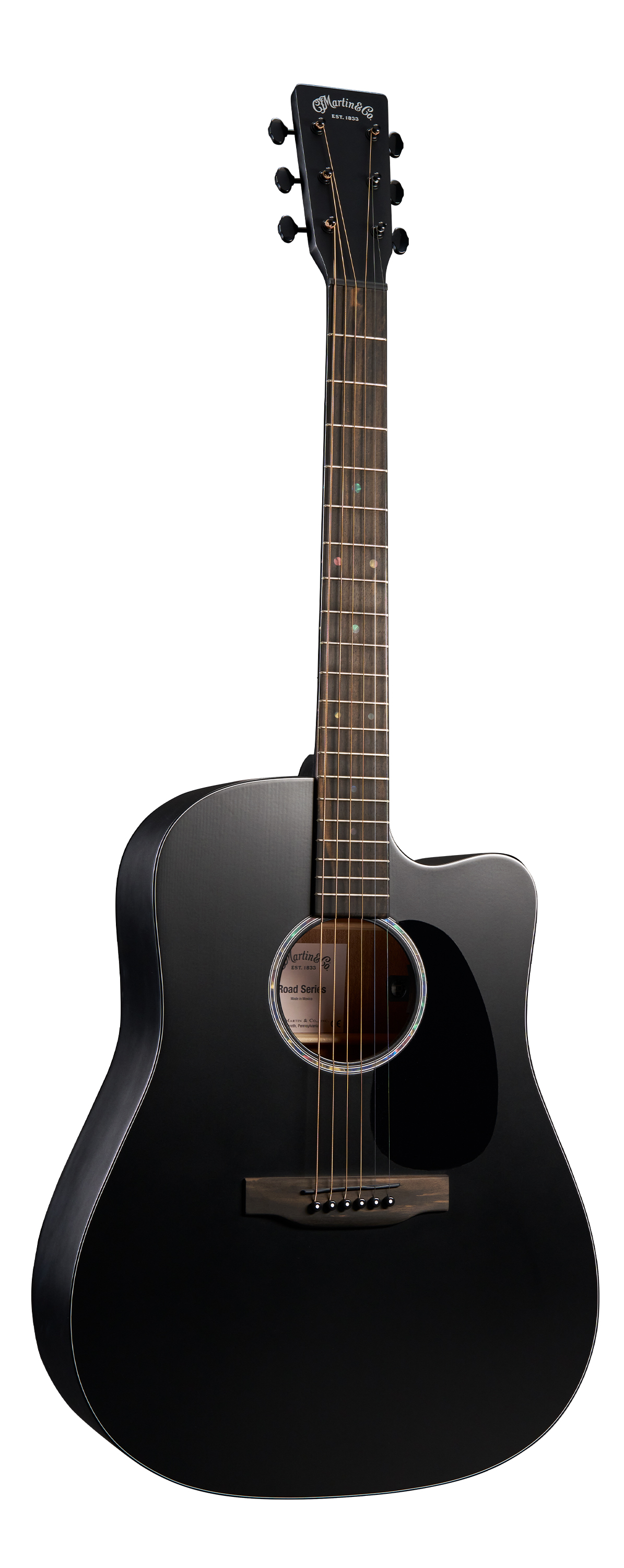 Martin DC-10E Modern Black Guitar image number 1