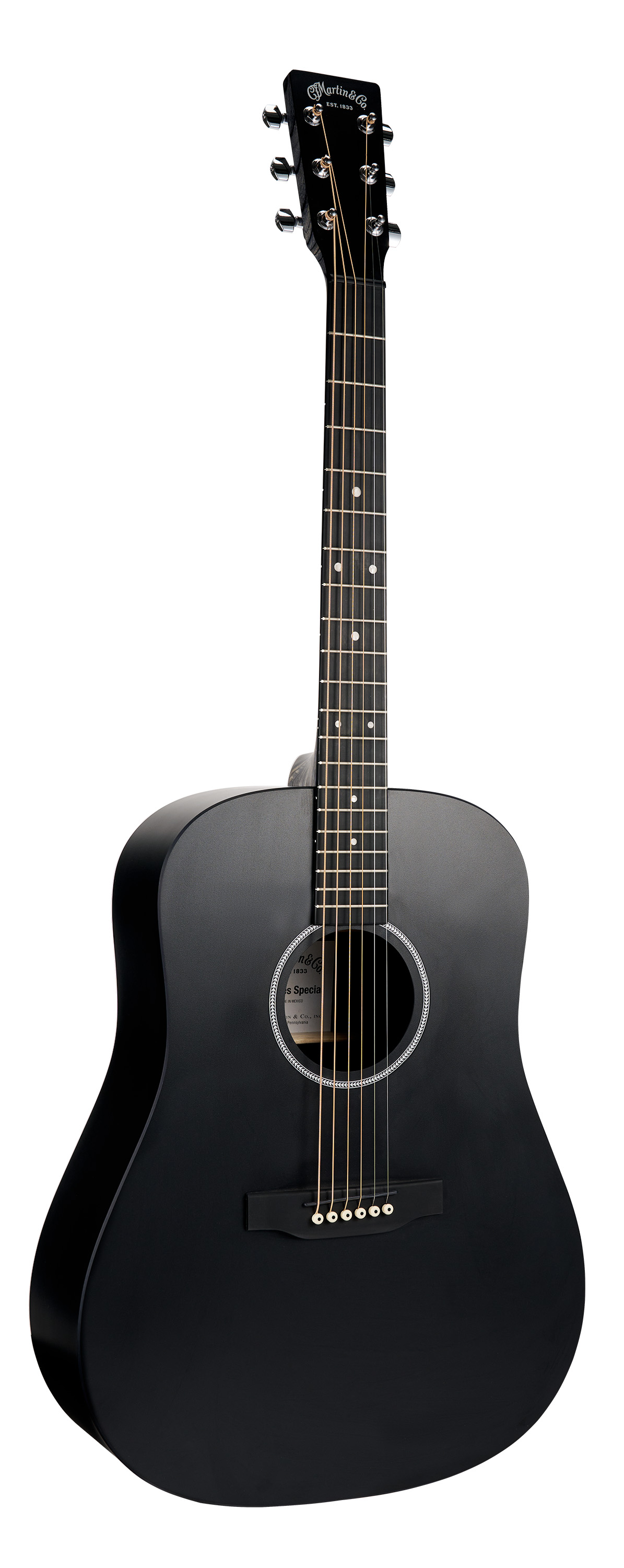 Martin D-X1 Black Guitar image number 1