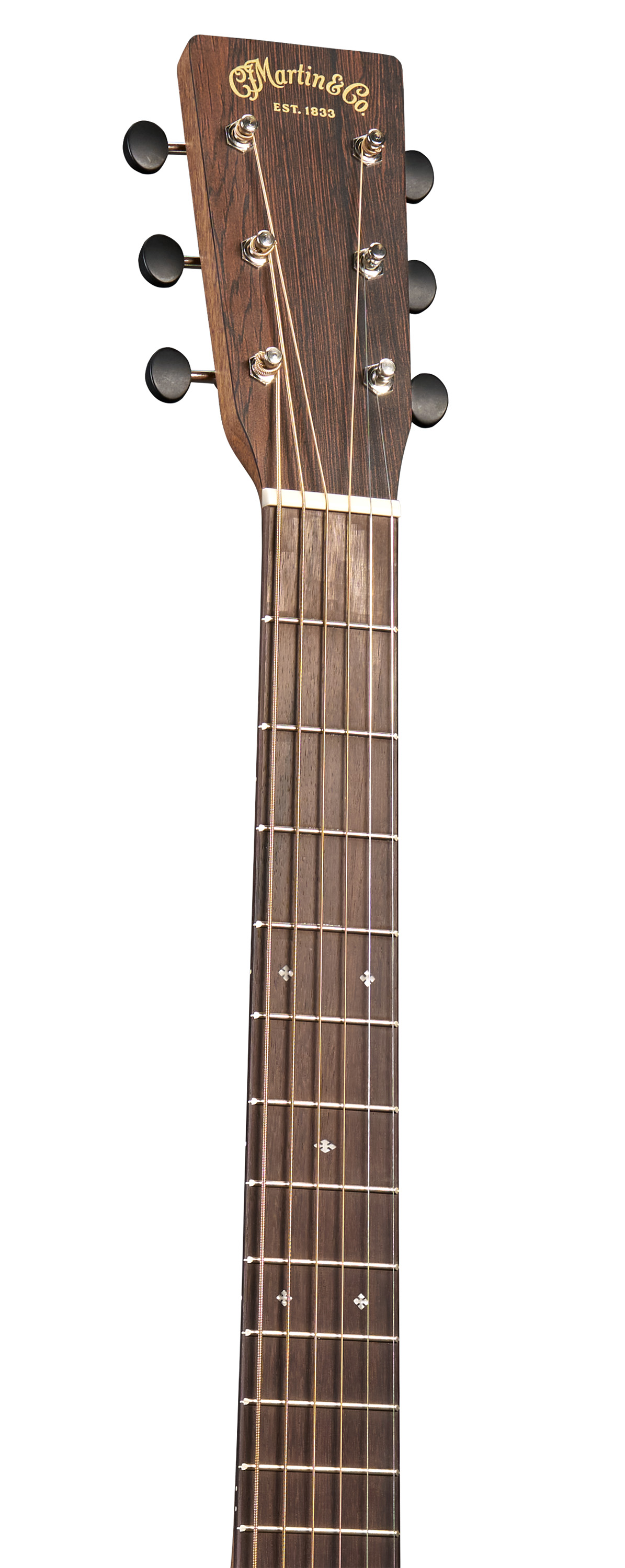 Headstock & Neck of Martin D-10E Retro Sapele Guitar image number 4