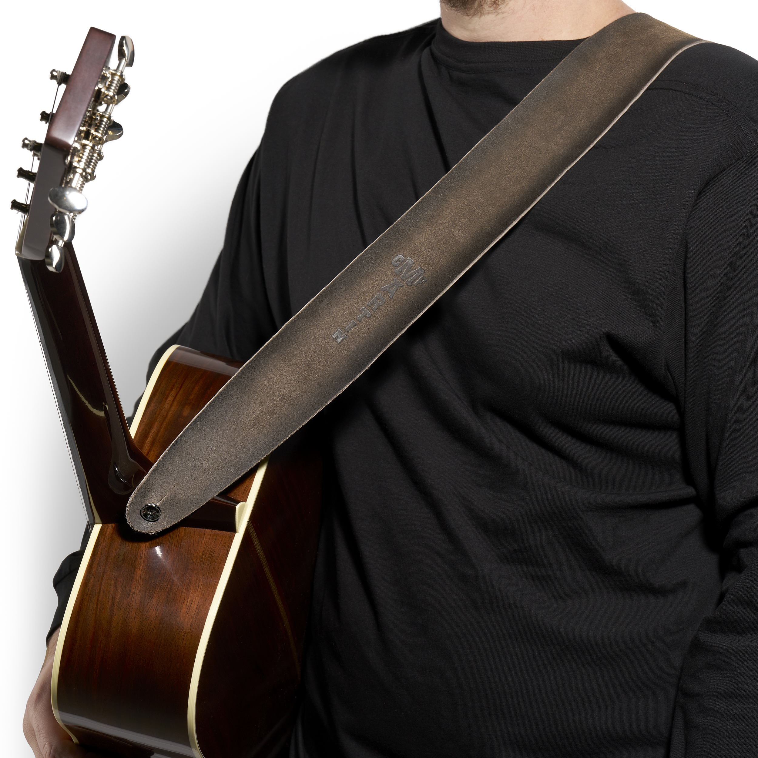 Martin Grayburst Reversible Roughout Leather Strap image number 3