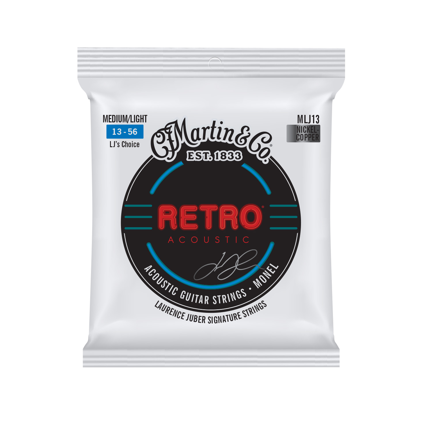 Martin Medium Light Retro Guitar Strings image number 1