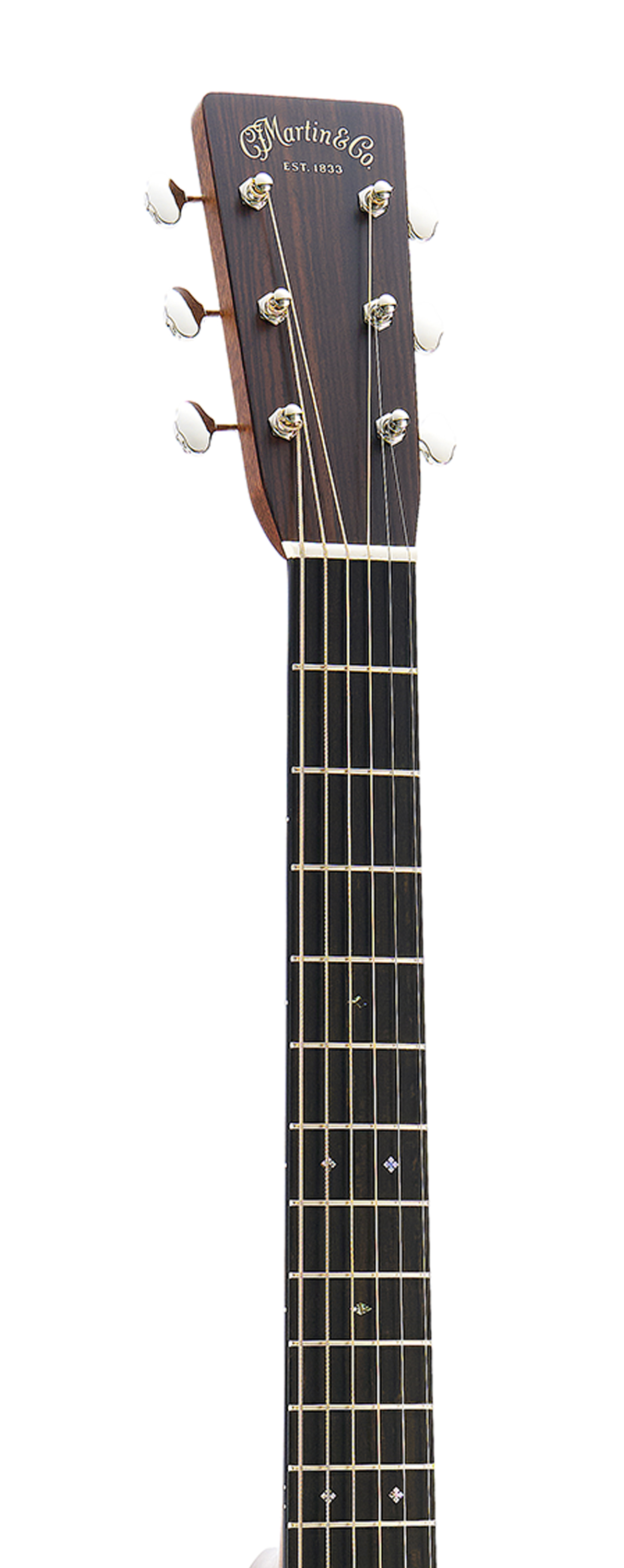 Headstock and Neck of HD-28 Gloss 1933 Ambertone Guitar image number 4